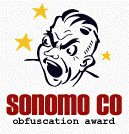 Sonomo Obfuscation Award